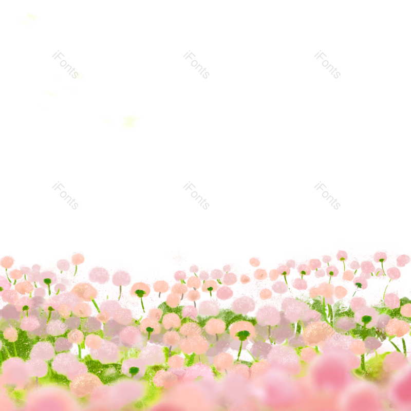 鲜花图片,绿色元素,PNG,免抠素材